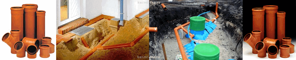 Ревизии и заглушки канализационные наружные Ostendorf KG