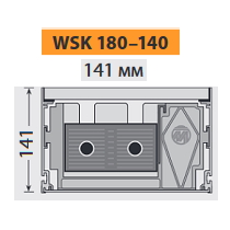 Внутрипольный конвектор Mohlenhoff WSK 180-140