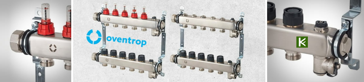 Коллекторы с расходомерами Oventrop Multidis SFR