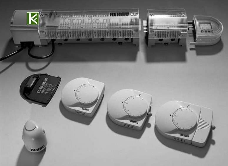 рехау Рауматик автоматика для теплых полов rehau Raumatic 230 B, 12491571001, купить, оригинал, цена, официальный сайт, сертификат, каталог, вид