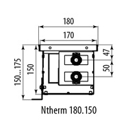 Внутрипольный конвектор Varmann Ntherm 180.150