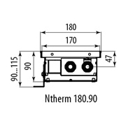 Внутрипольный конвектор Varmann Ntherm 180.90