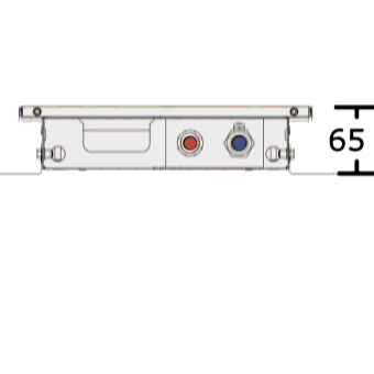 Внутрипольный конвектор Vitron ВК.065 высота 65 мм (глубина 65 мм), конвекторы Витрон