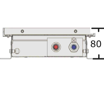 Внутрипольный конвектор Vitron ВК.080 высота 80 мм (глубина 80 мм), конвекторы Витрон