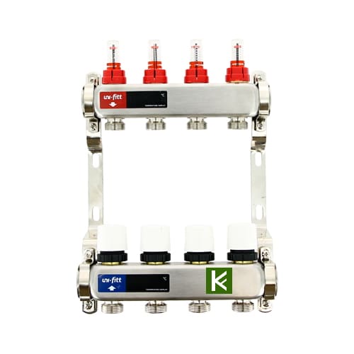 Коллекторы Uni-Fitt TECHNO 450W для теплого пола фото