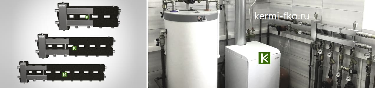 Коллекторы с гидрострелкой Gidruss BMSS-60