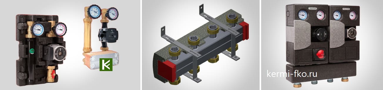 Насосные группы, коллекторы и гидрострелки Huch EnTEC