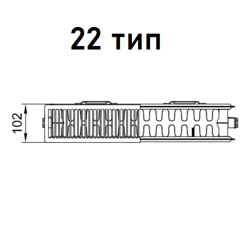 Радиаторы Kermi LINE-K (PLK) 22 905 мм (Керми)
