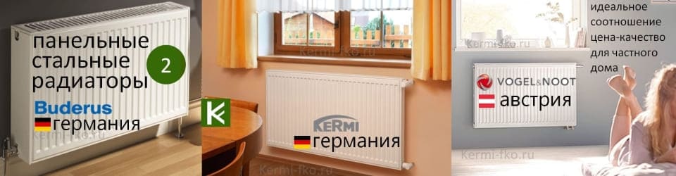 купить радиаторы Керми цены в Москве