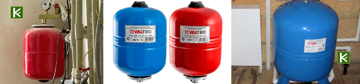 Баки Valtec (Валтек) для отопления и водоснабжения - расширительный бак, бак гидроаккумулятор