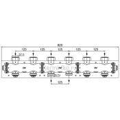 Гребёнка (коллектор) Oventrop 1351472 Овентроп
