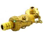 Кран сливной 139 3/8 со штуцером Itap 