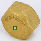 Заглушка - резьбовой фитинг для труб отопления и водоснабжения Tiemme 1500041