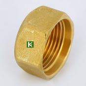 Заглушка - резьбовой фитинг для труб отопления и водоснабжения Tiemme 1500041