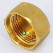 Заглушка - резьбовой фитинг для труб отопления и водоснабжения Tiemme 1500041