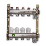 Коллектор Te-sa для радиаторов с вентилями 220A2-06-04D