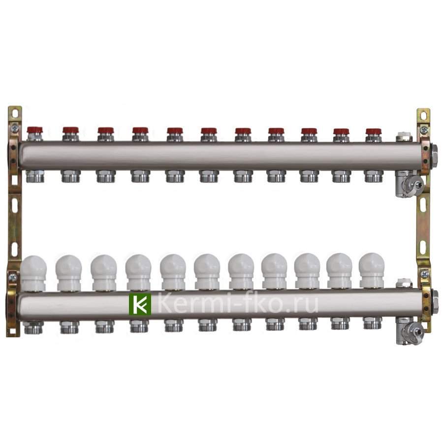 Коллектор Te-sa для радиаторов с вентилями 220A2-06-11D