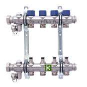 Коллектор с кранами для радиаторов 255304 Hansa