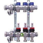 Коллектор для теплого пола с расходомерами Hansa 256303