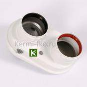 Переход BOSCH на раздельный дымоотвод 80х80 7736995095