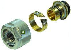 Соединение для металлопластиковой трубы Comisa 011531