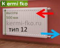 Радиатор Kermi FTV120501801R2K батарея отопления Керми