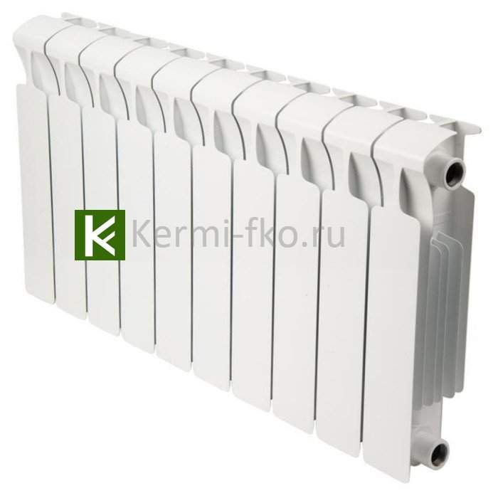 Радиатор отопления rifar monolit 350 10 секций биметаллический боковое подключение rm35010