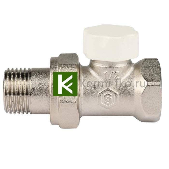 Вентиль запорно-балансировочный, прямой 1/2