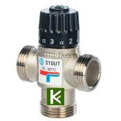 Термостатический смесительный клапан STOUT SVM-0120-256025