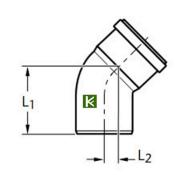 Отвод Buderus 87090317 для котла Будерус