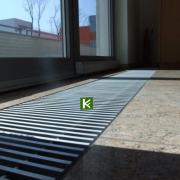 Внутрипольный конвектор Eva KB 403-65-1000 с принудительной конвекцией (конвекторы Ева)