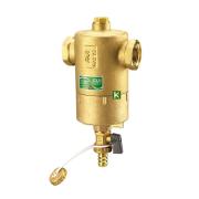 FAR FA 2205 34 Грязеуловитель 3/4" с магнитными вставками, сливной кран, верх.отверст.1/2"