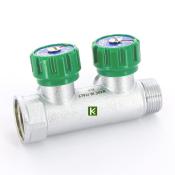 Коллектор для воды с вентилями FAR FK 3821 3412 2 выхода