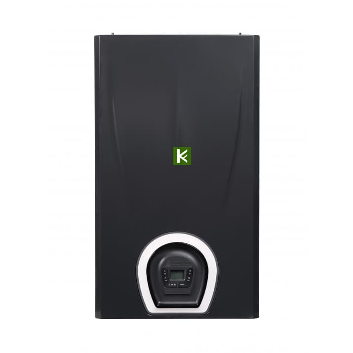 настенный газовый котел Federica Bugatti 32В Varme BLACK с датчиком бойлера, черный