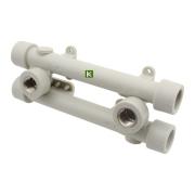 Настенный комплект (двойное настенное колено) FV-Plast 2 x 25 мм x 1/2"