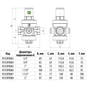 Редуктор давления Giacomini R153PX003 (Джакомини)