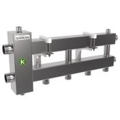 Коллектор с гидрострелкой Gidruss BMSS-60-3D на 3 контура (гребенка с гидравлическим разделителем)