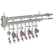 Коллектор с гидрострелкой Gidruss BMSS-60-5D 1A 00605 18 (коллекторы Гидрусс)