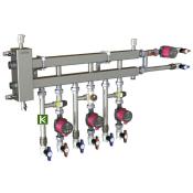 Коллектор с гидрострелкой Gidruss BM-100-4D 1B 01003 10 (коллекторы Гидрусс)