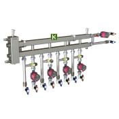 Коллектор с гидрострелкой Gidruss BM-100-5D 1B 01005 10 (коллекторы Гидрусс)