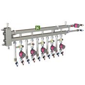 Коллектор с гидрострелкой Gidruss BM-100-6D 1B 01006 10 (коллекторы Гидрусс)