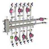 Коллектор с гидрострелкой Gidruss BM-100-7DU 1B 01007 10 (коллекторы Гидрусс)