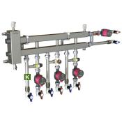 Коллектор с гидрострелкой Gidruss BMSS-100-4D 1C 01003 10 (коллекторы Гидрусс)