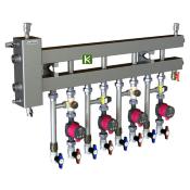 Коллектор с гидрострелкой Gidruss BM-150-5D 1D 01503 10 (Гидрусс)