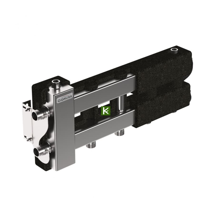 Коллектор с гидрострелкой Gidruss BMSS-60-3D.EPP на 3 (2+1) контура Гидрус BM 60A2T 20