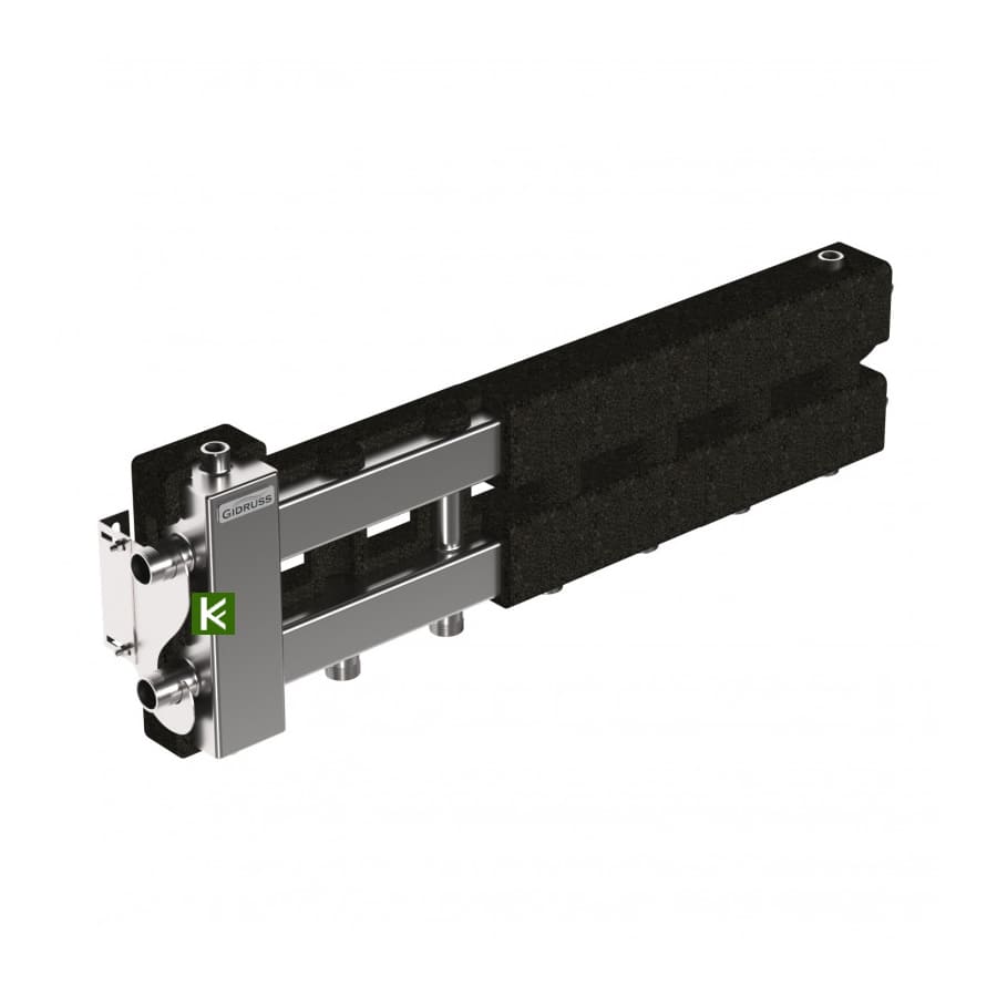 Коллектор с гидрострелкой Gidruss BMSS-60-4D.EPP на 4 (3+1) контура Гидрус BM 60A3T 20