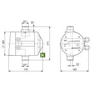Реле давления Grundfos PM 2 96848740 (Грундфос)