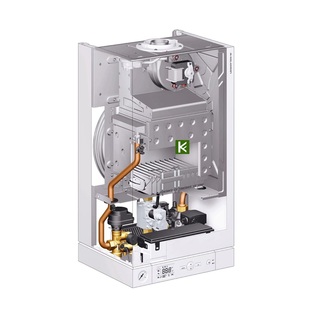 Котел HERMES Legacy 100-W 8010029 34 кВт (A1HB003)