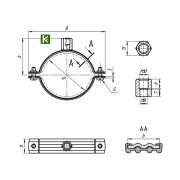 Хомут для стандартных нагрузок PI-SD Termoclip 09404103