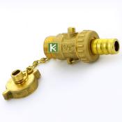 Кран сливной Itap 139 1/2 НР со штуцером (краны Итап)